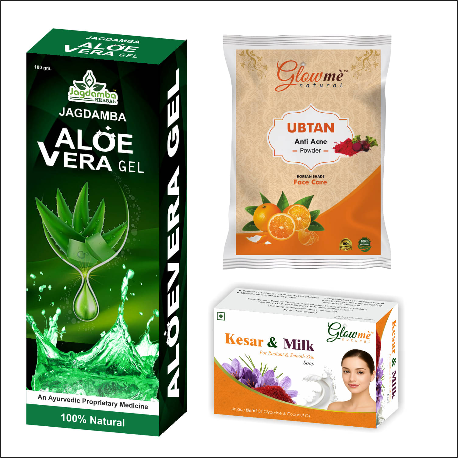 JAGDAMBA HERBAL FACE CARE COMBO 2 Times Use Facial Kit For Combination Skin Aloe Vera 3 ( Pack of 1 ) JAGDAMBA HERBAL FACE CARE COMBO 2 Times Use Facial Kit For Combination Skin Aloe Vera 3 ( Pack of 1 )