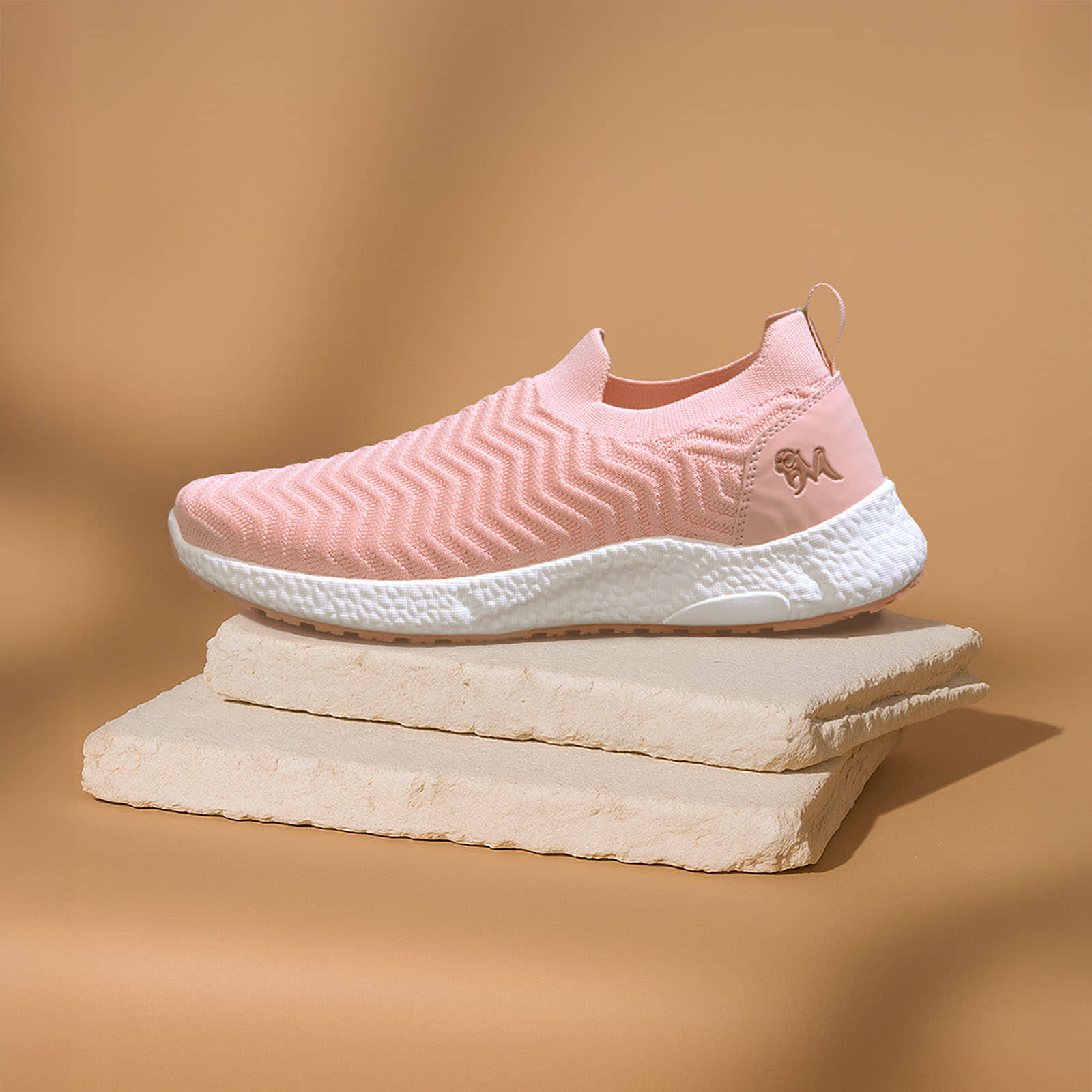 Neemans Flow Weave Slip On Peach Women's Slip On - Casual Shoes | Buy online on ZillyBuy
