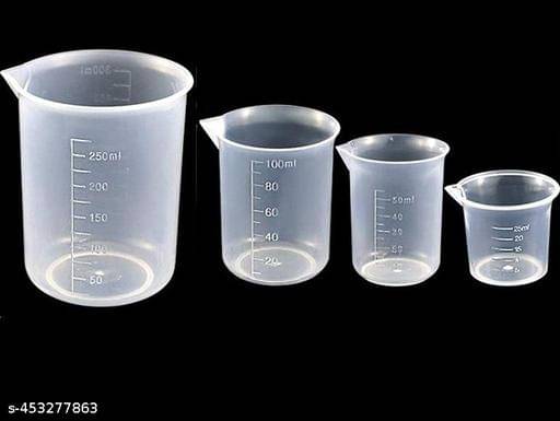     			PLEXUS Plastic Beaker 25+50+100+250ml measuring beaker for laboratory Measuring Cup