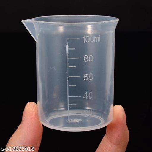     			PLEXUS Plastic Measuring Beaker 100ml Measuring Mug for laboratory Measuring jug Measuring Cup