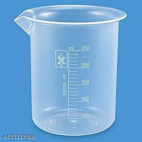     			PLEXUS Plastic Measuring Beaker 250ml Measuring Beaker for laboratory Cups, Mugs, Measuring Cup