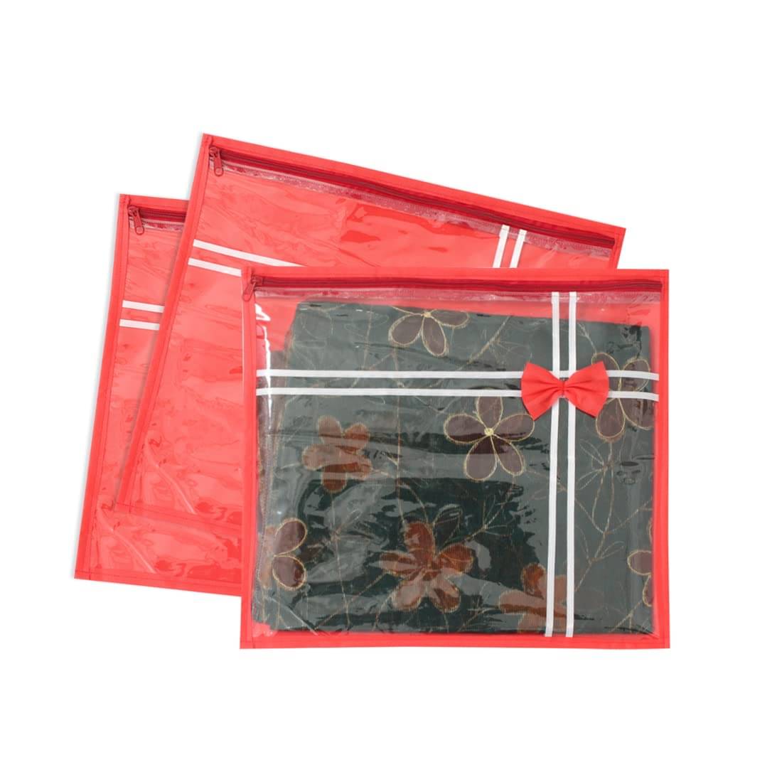     			Pankhuri PACK OF 12 | RIBBON SINGLE SAREE COVER
