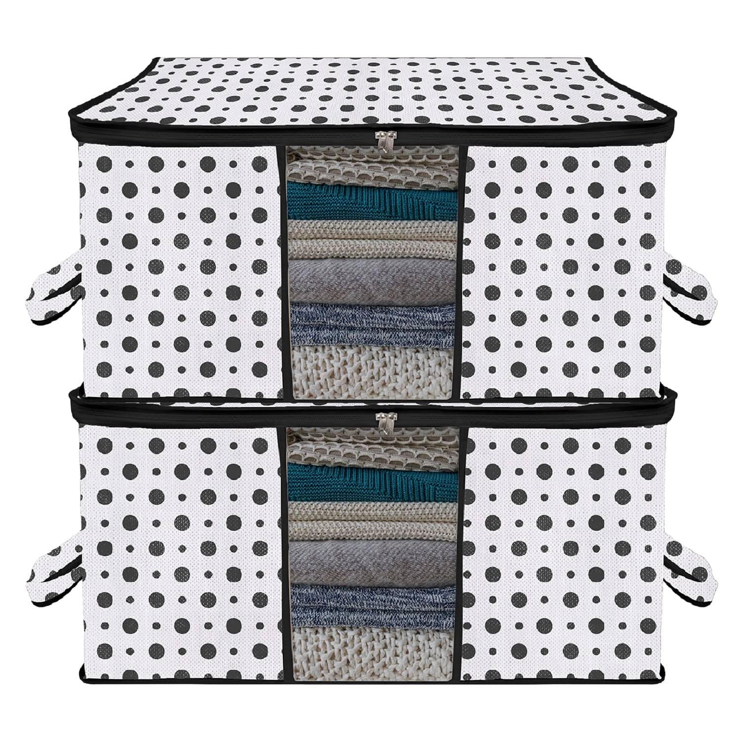     			Pankhuri PACK OF 2 | CLOTHES COVER |  UNDER-BED STORAGE BAG
