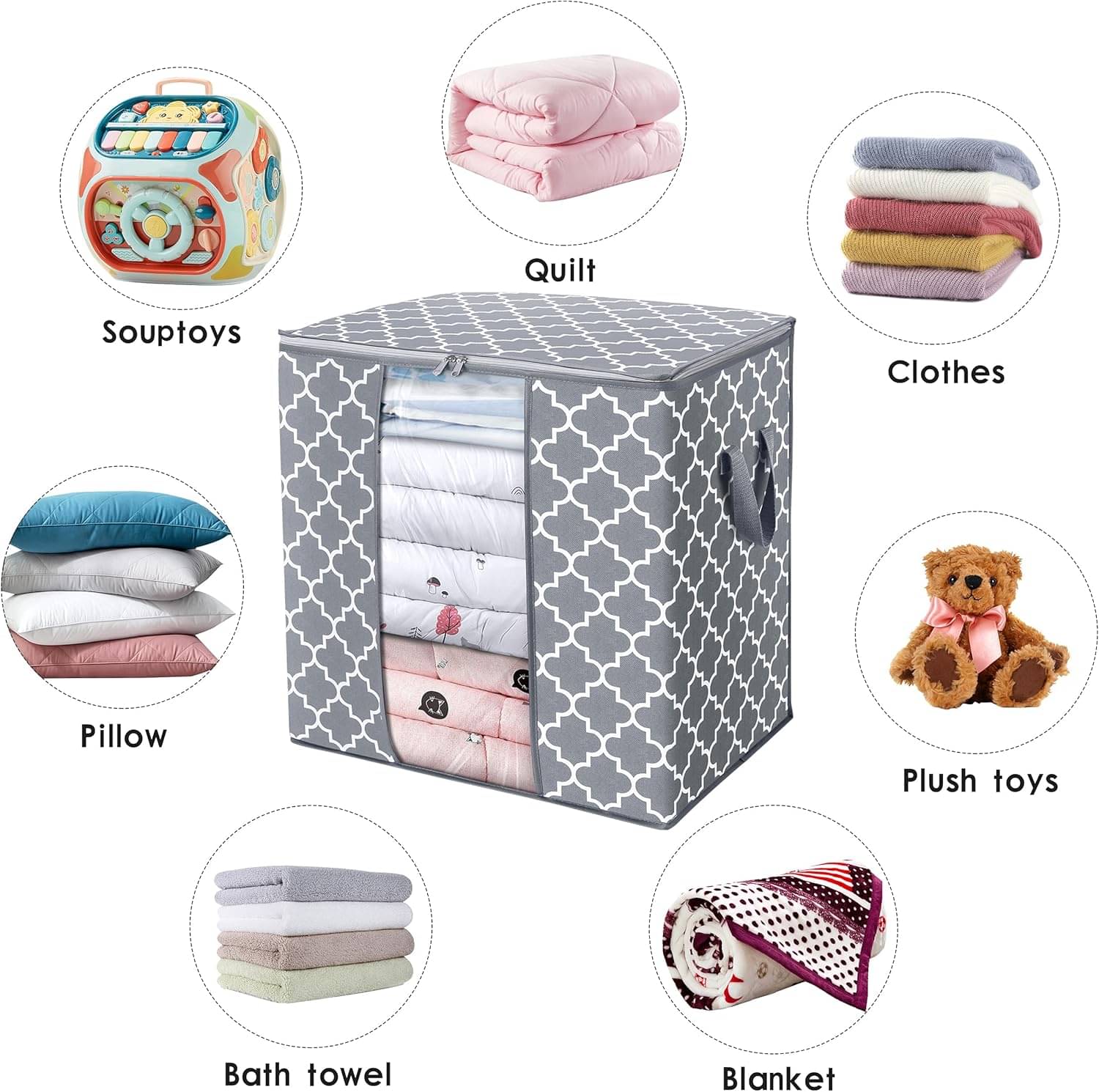     			Pankhuri PACK OF 3 | CLOTHES COVER | MULTI USE COVERS COMBO