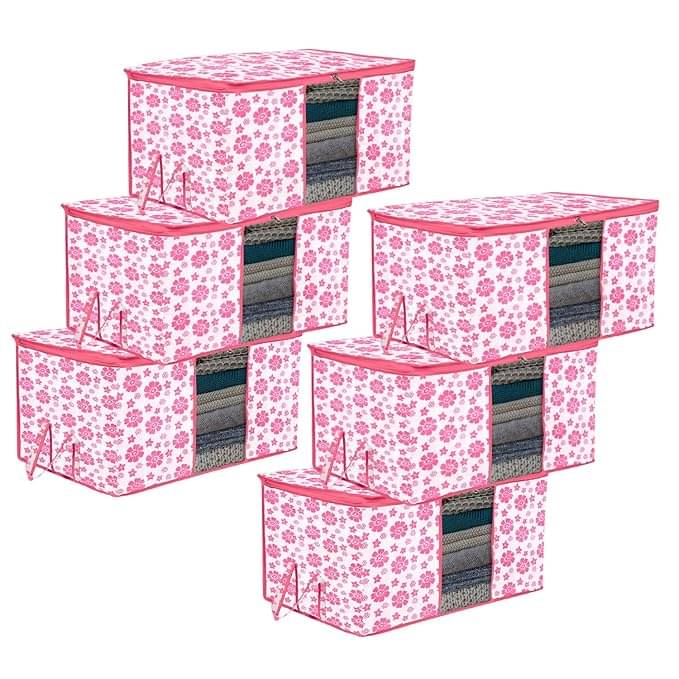     			Pankhuri PACK OF 6 | CLOTHES COVER |  UNDER-BED STORAGE BAG