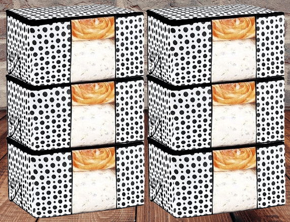     			Pankhuri PACK OF 6 | CLOTHES COVER |  UNDER-BED STORAGE BAG