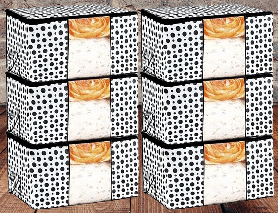     			Pankhuri PACK OF 6 | CLOTHES COVER |  UNDER-BED STORAGE BAG