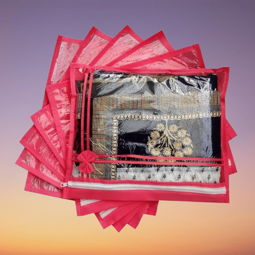     			Pankhuri Pack of 12 | Fancy Ribbon Saree Covers