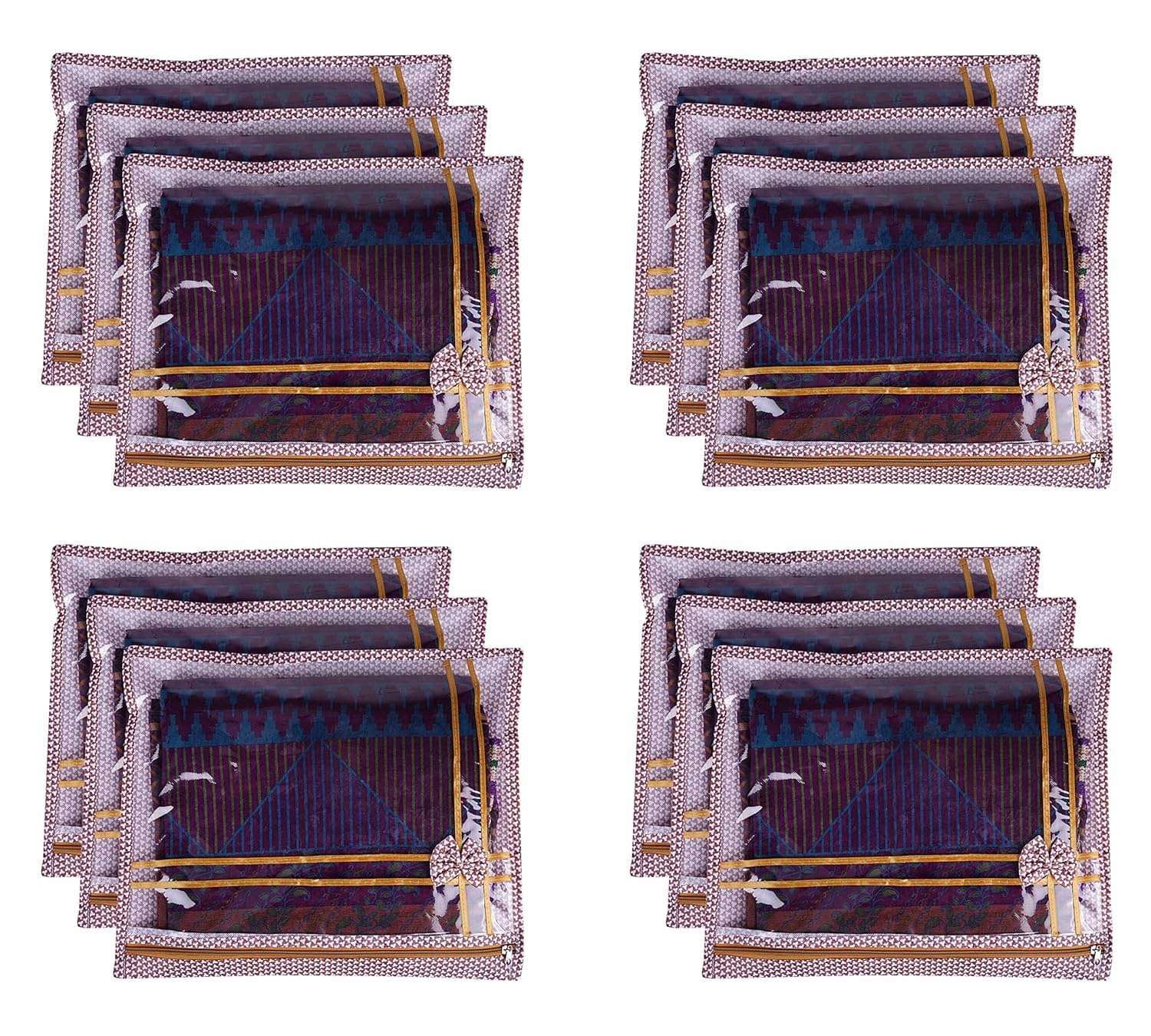     			Pankhuri Pack of 12 | Fancy Ribbon Saree Covers