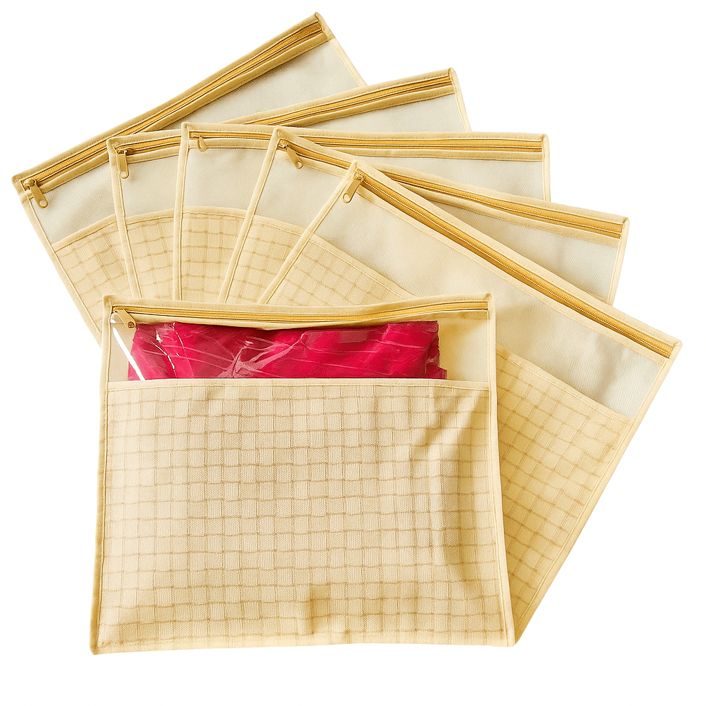     			Pankhuri Pack of 6 | Single Saree Covers