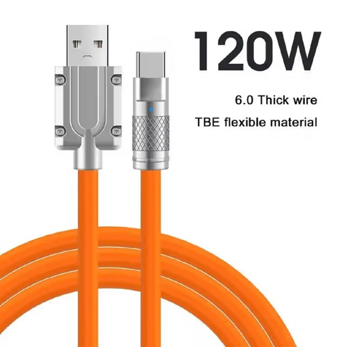     			Premium Type-C Data Cable with Fast Charging and  High-Speed Data Transfer, Tangle-Free Durable Design, Universal Compatibility for Smartphones, Tablets, Laptops, and USB-C Enabled Devices