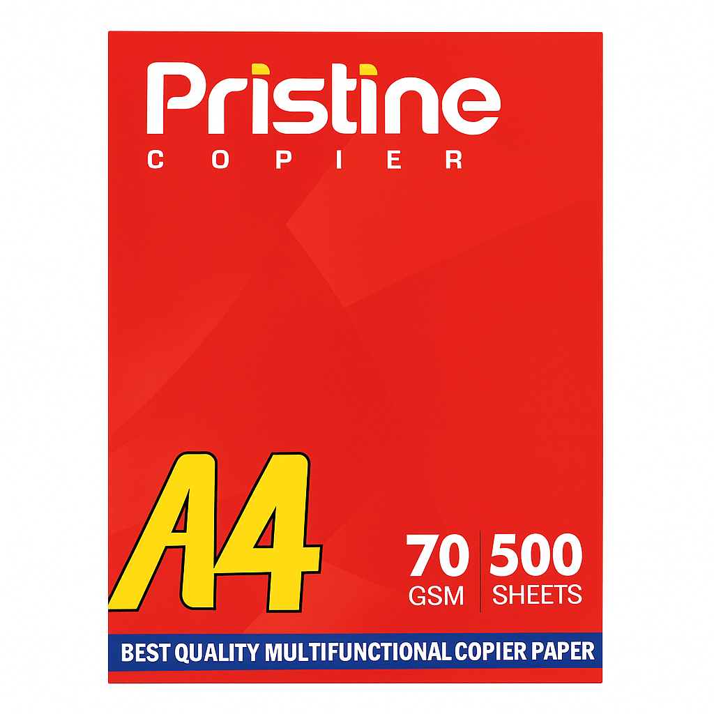    			Pristine 70GSM A4 Paper || 500 white sheets