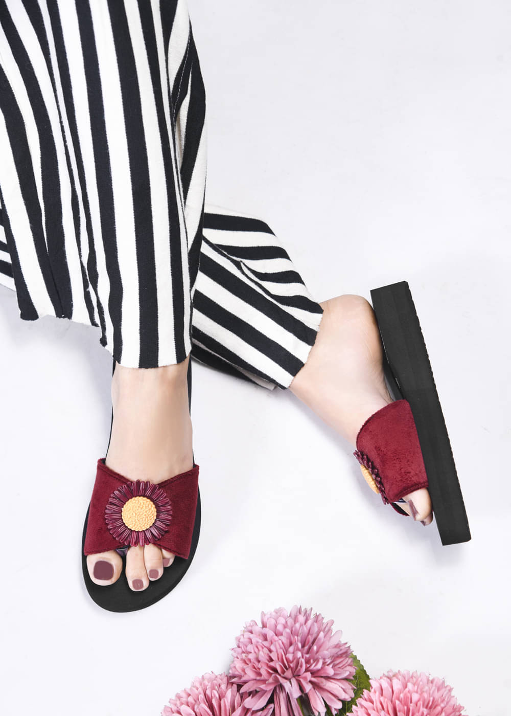     			Rasambh Maroon Women's Slide