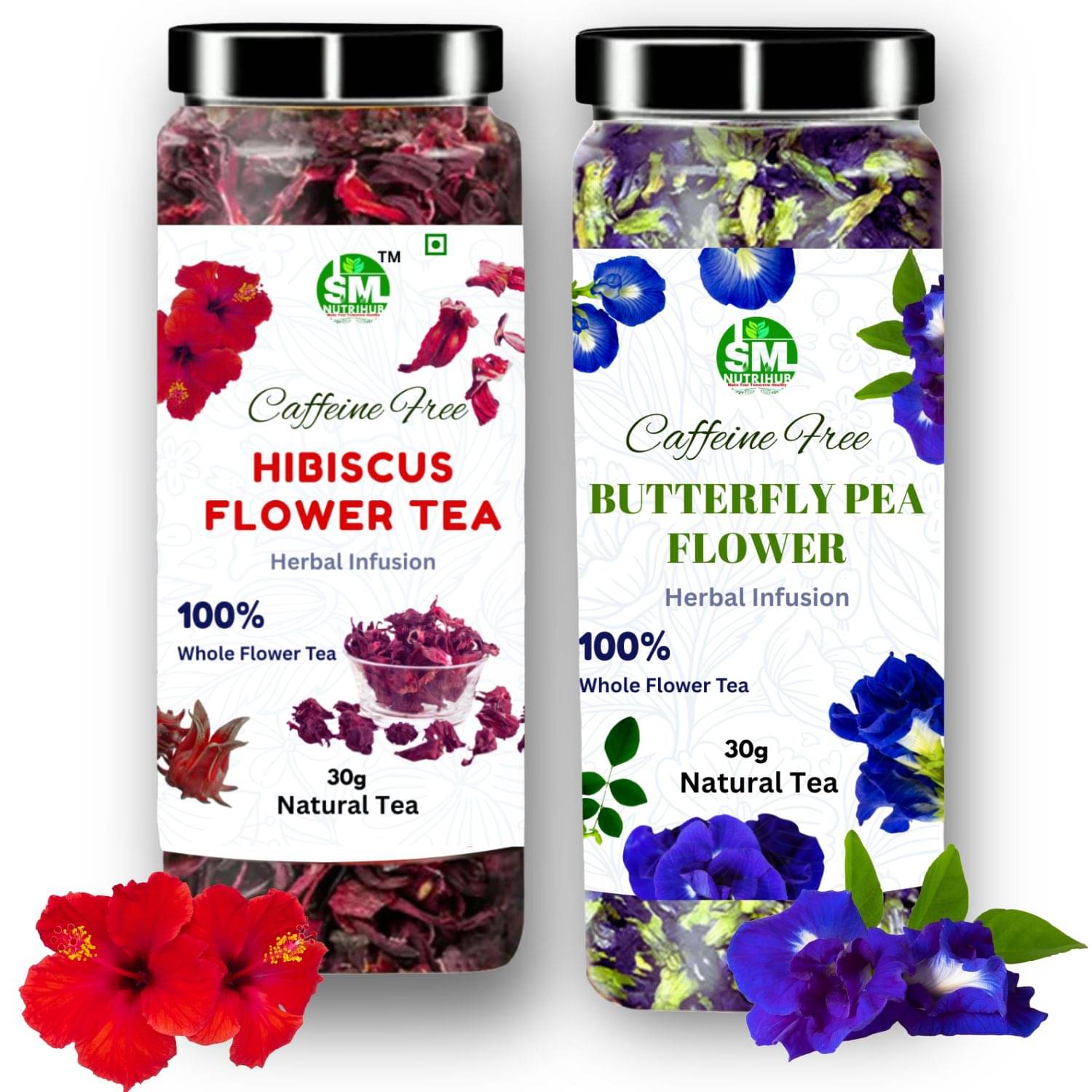     			SM NUTRIHUB 50 gm Hibiscus Herba Green Tea ( Loose Leaf )