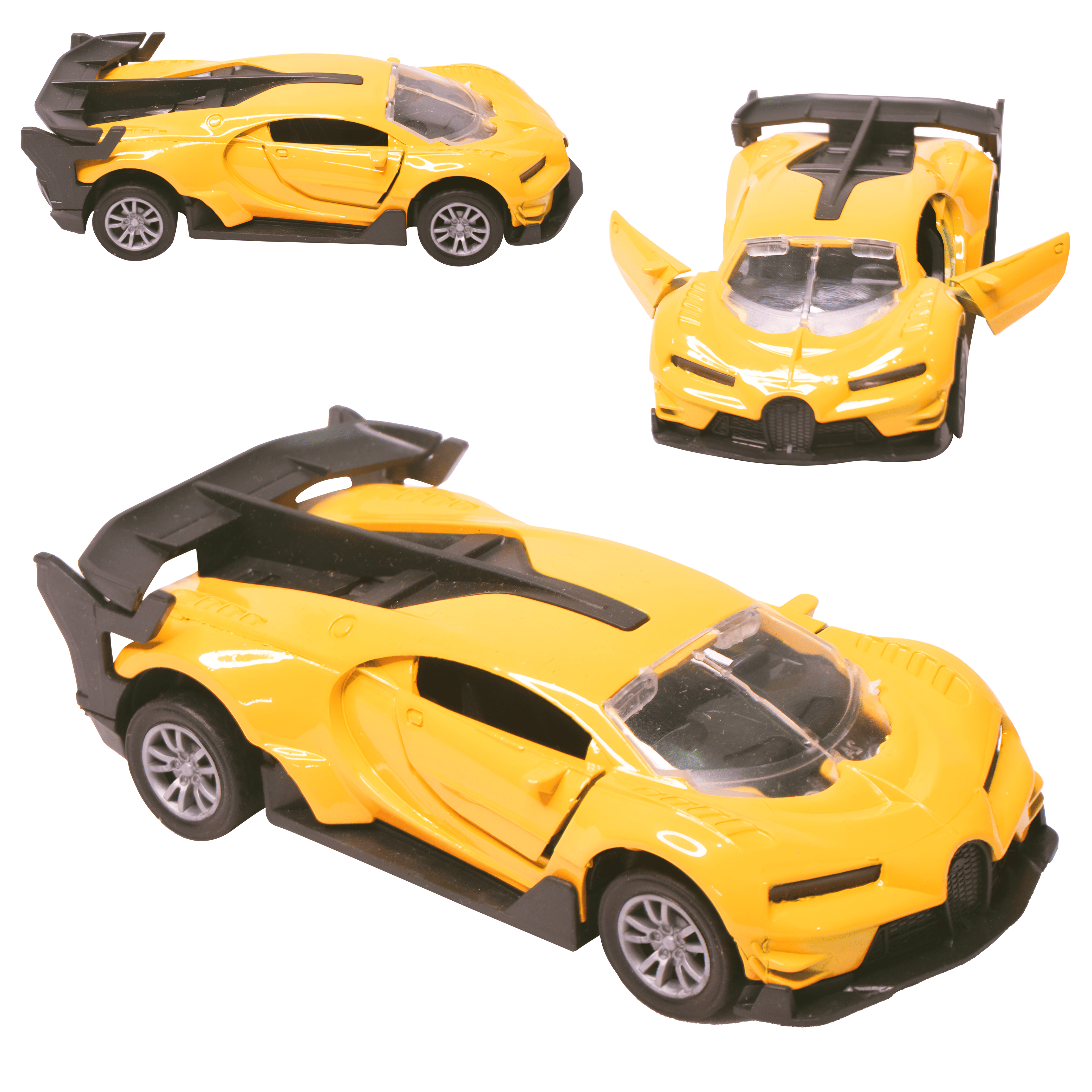     			Toy Cloud 1:32 Bugatti Die Cast Metal Car Dashboard Toys Scale Model with Opening Doors Pull Back Cars Toys for 5 12 Years Kids Model Racing Kar Toy