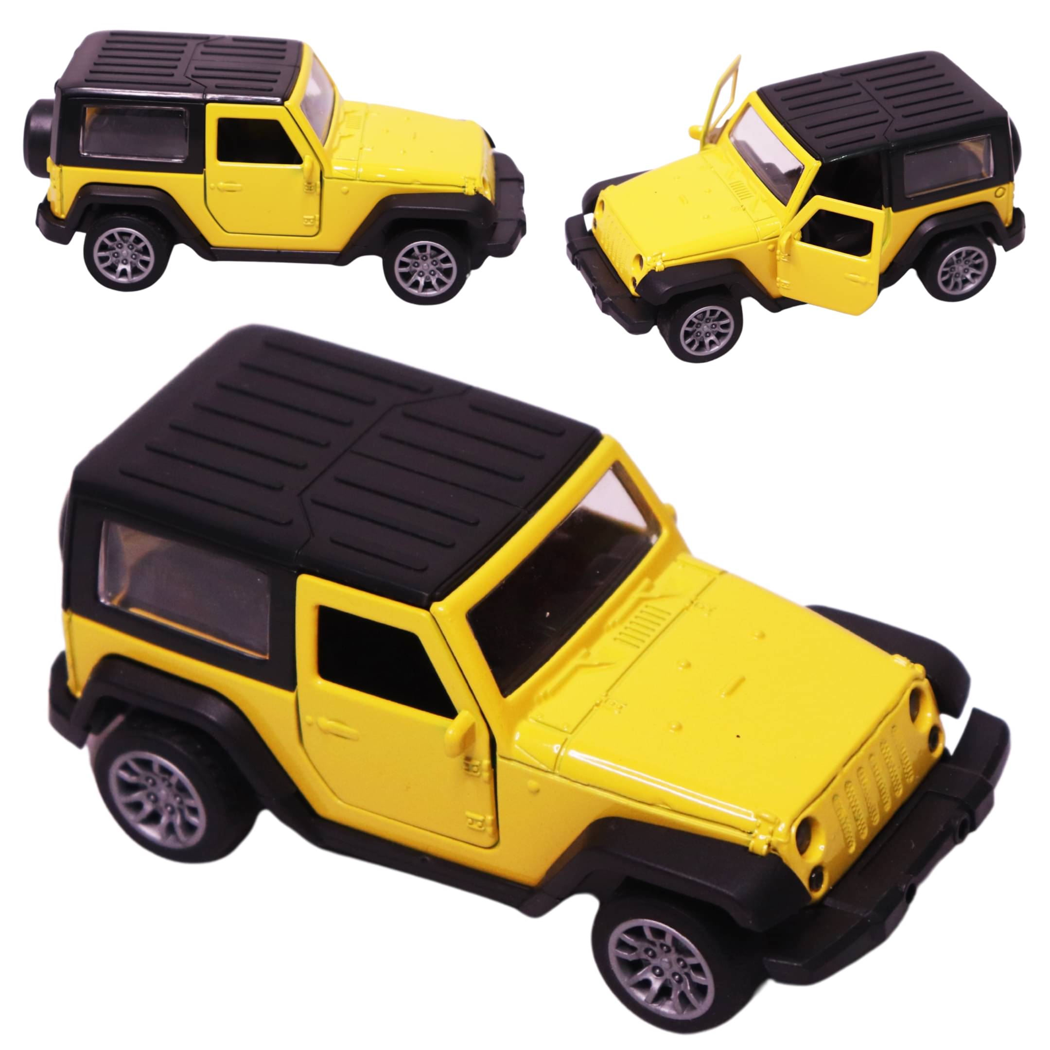     			Toy Cloud Thar Closed Body 1:32 Scale Die-Cast Metal Pull Back SUV Model with Openable Doors & Realistic Detailing