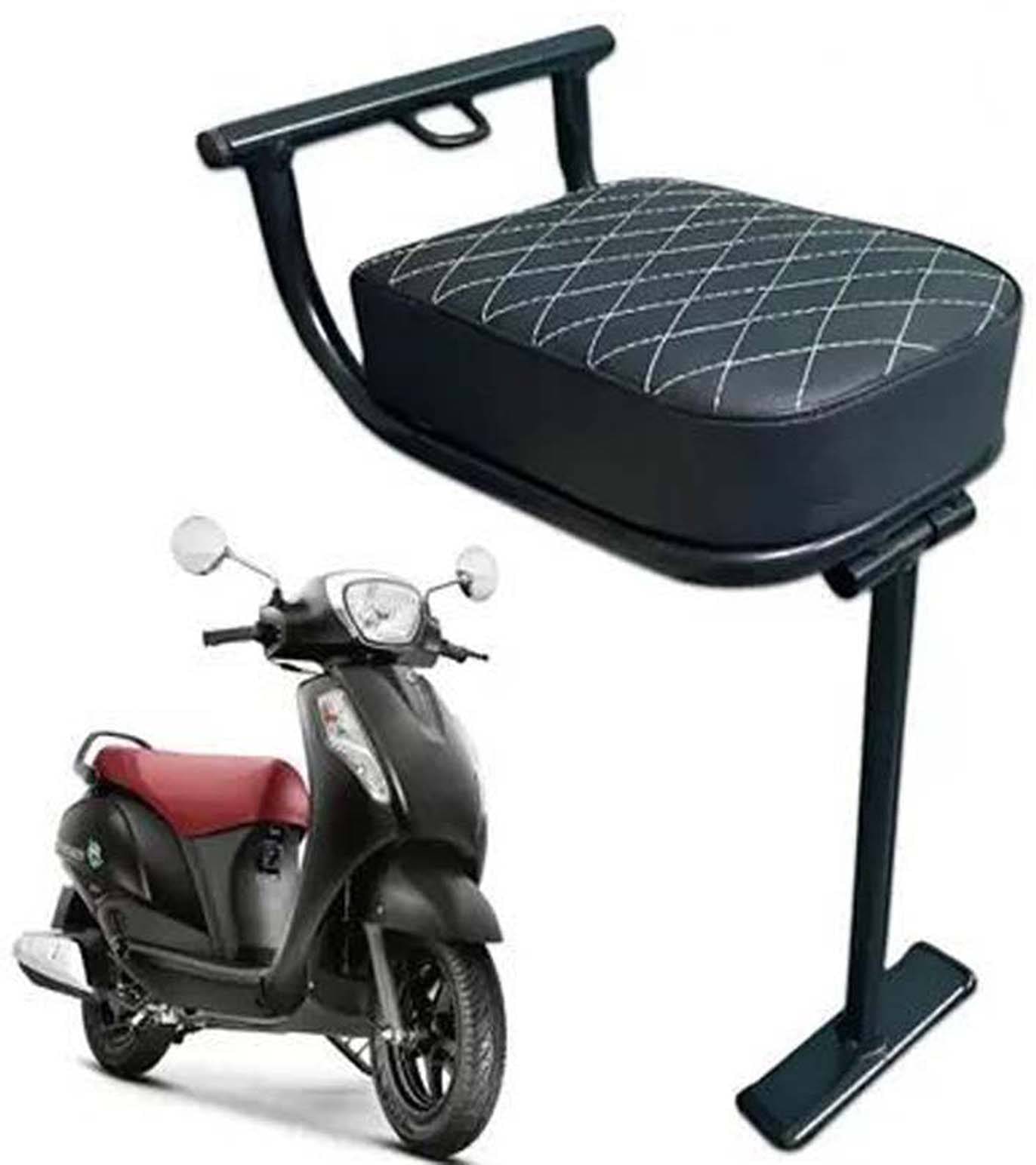 Universal Foldable Scooter Baby Seat For Yamaha Scooty – Padded Infant/Toddler Seat with Adjustable Footrest & Clamp Universal Foldable Scooter Baby Seat For Yamaha Scooty – Padded Infant/Toddler Seat with Adjustable Footrest & Clamp