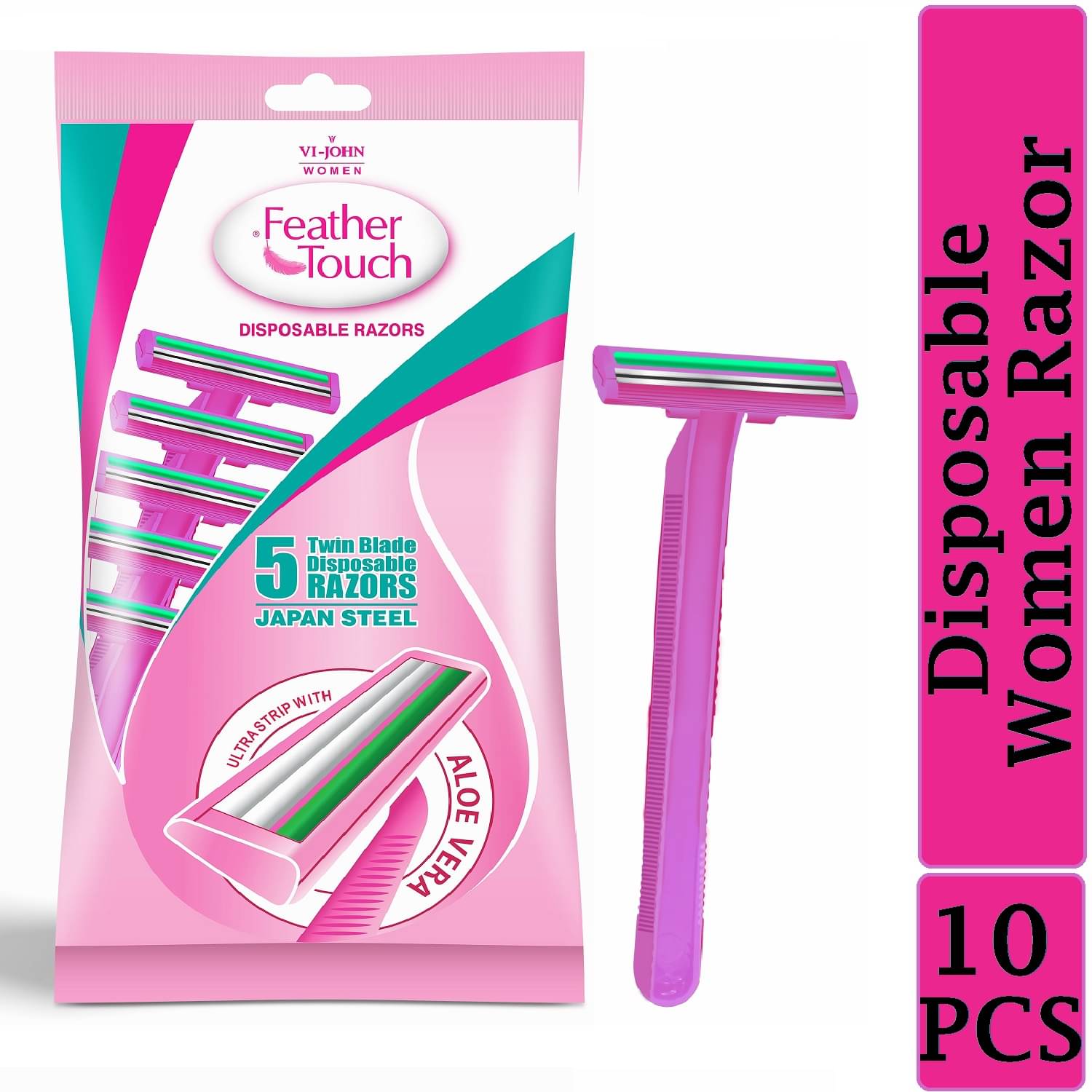     			Vi-John Disposable Razor ( Pack of 2 )
