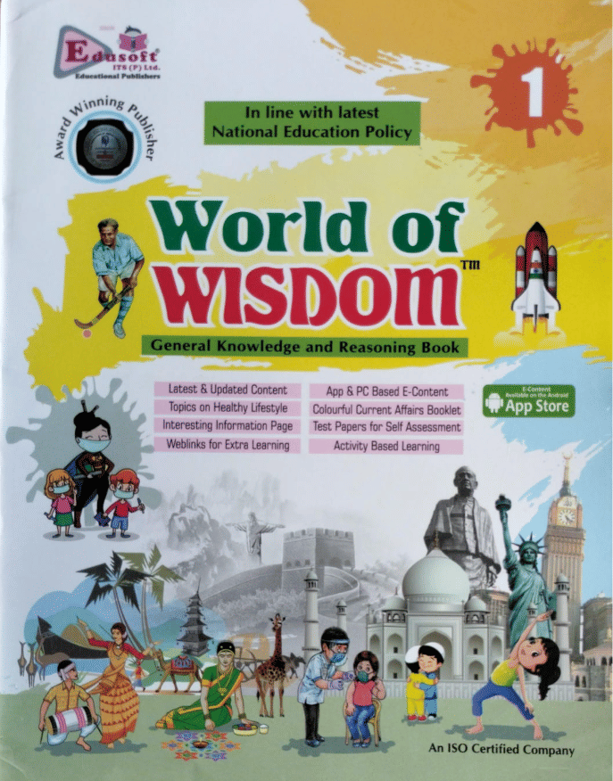    			WORLD OF WISDOM CLASS 1 ( G.K. AND REASONING BOOK )