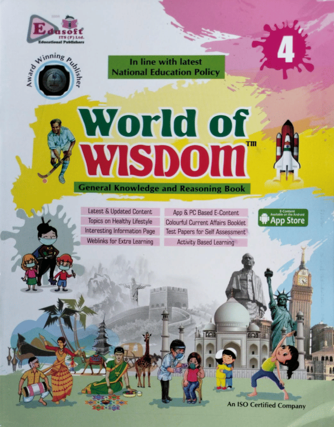 WORLD OF WISDOM CLASS 4 ( G.K. AND REASONING BOOK ) WORLD OF WISDOM CLASS 4 ( G.K. AND REASONING BOOK )