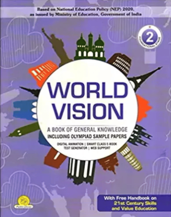    			WORLD VISION A BOOK OF G.K. CLASS 2