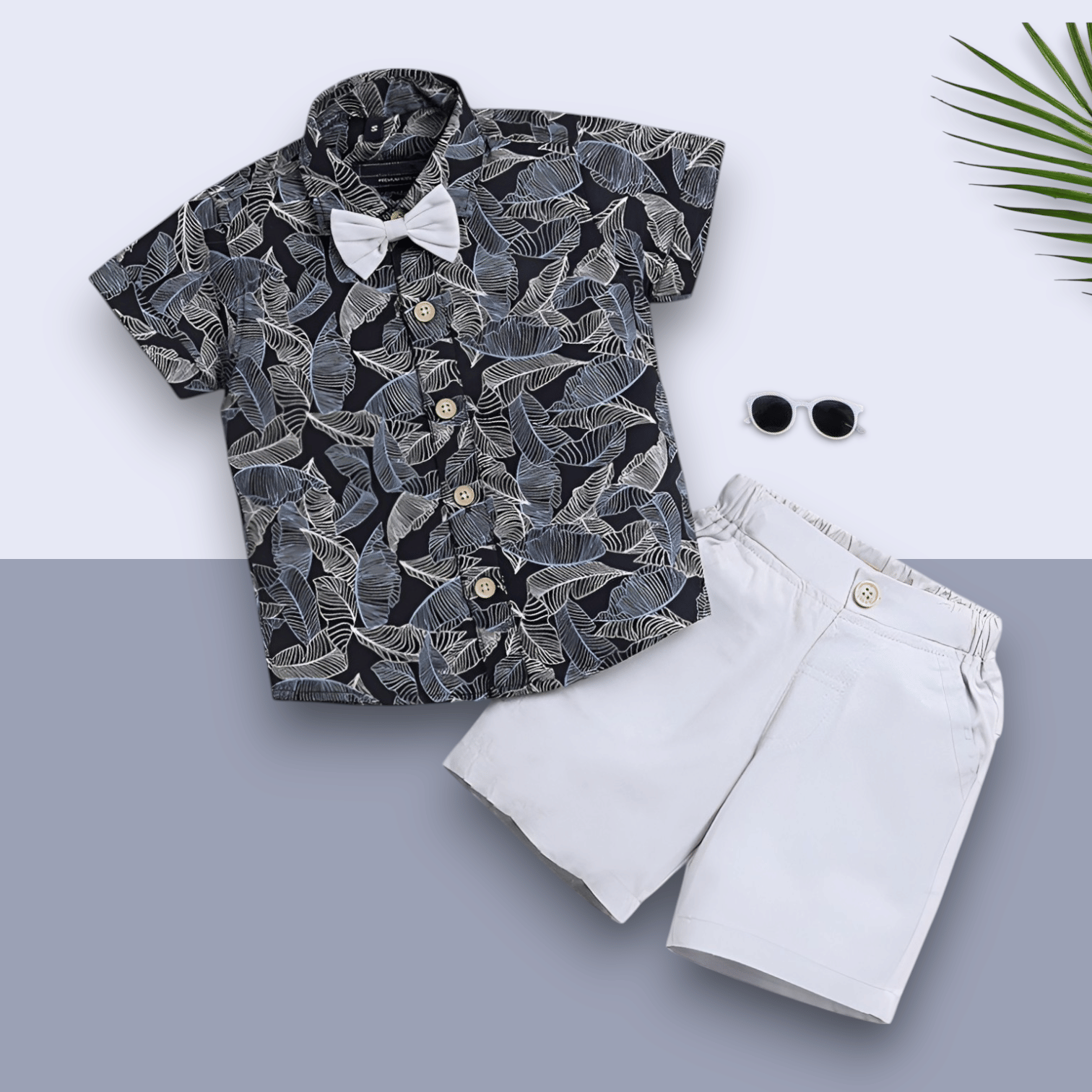 Woxaa Pack of 1 Boys Cotton Blend Shirt & Shorts Set ( Multicolor 1 ) Woxaa Pack of 1 Boys Cotton Blend Shirt & Shorts Set ( Multicolor 1 )