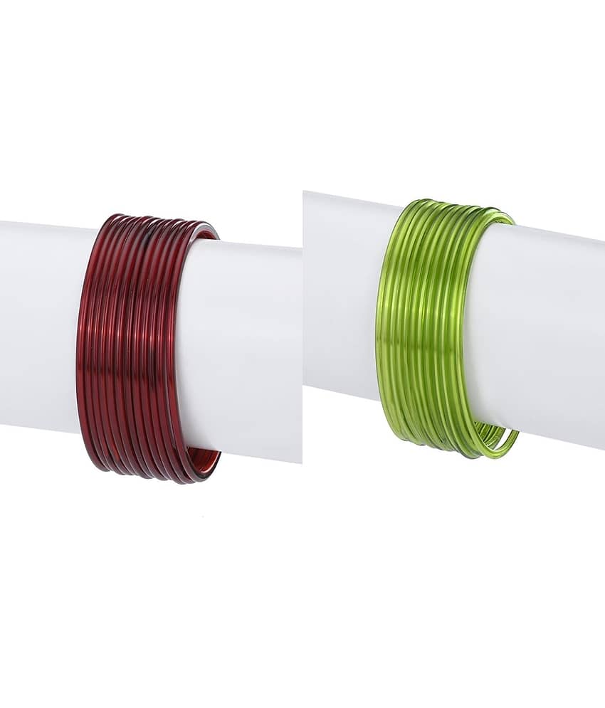 AFAST Multicolor Bangle Set ( Pack of 2 ) - Bangles & Bracelets | Buy online on ZillyBuy