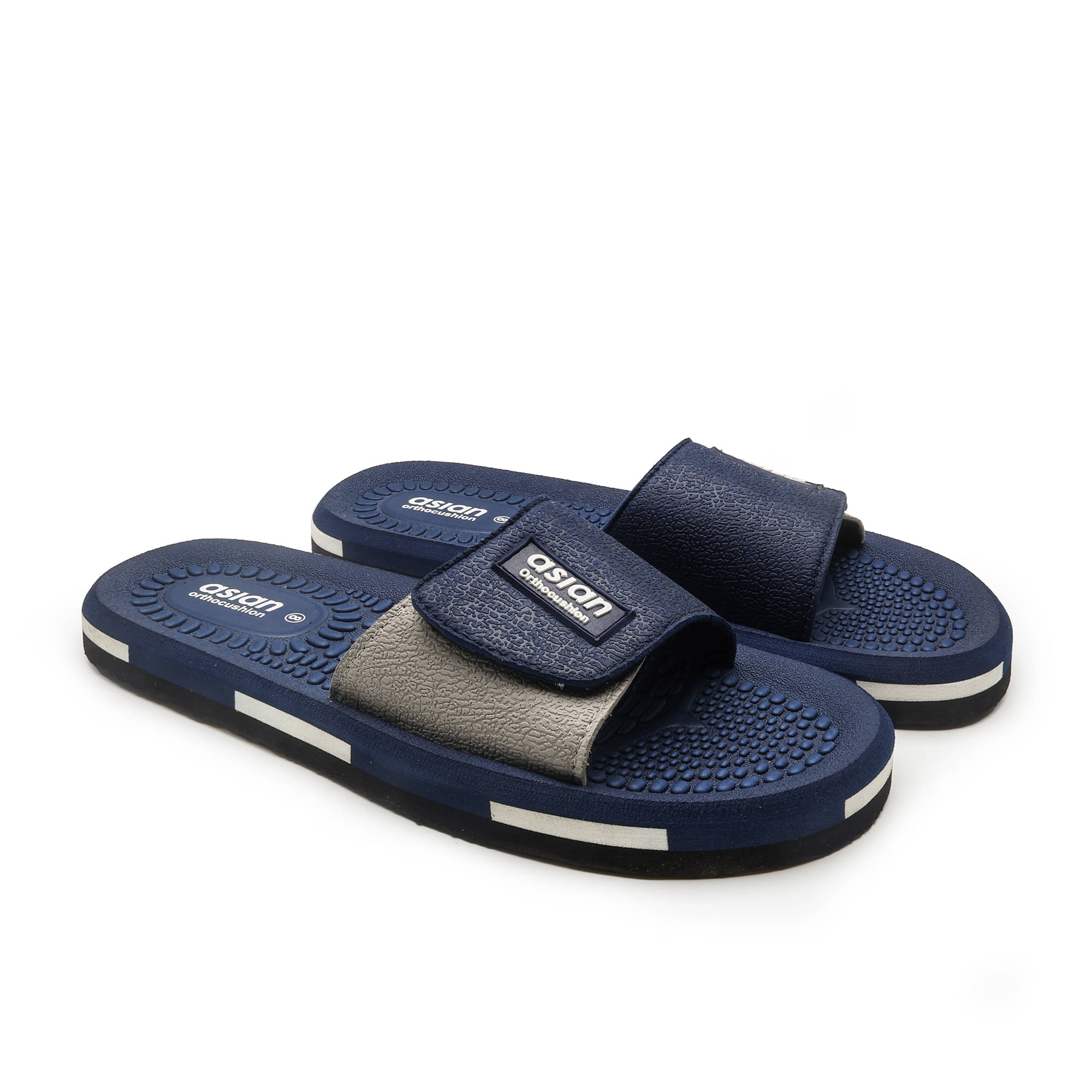     			ASIAN Navy Men's Slide Flip Flop