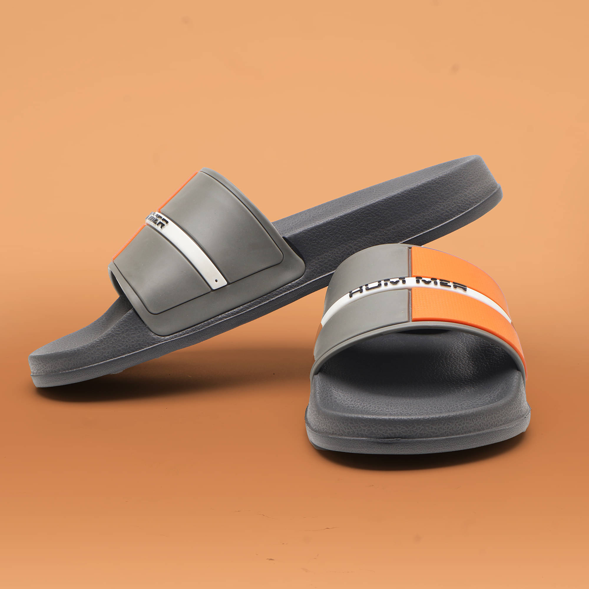     			ASIAN Orange Men's Slide Flip Flop