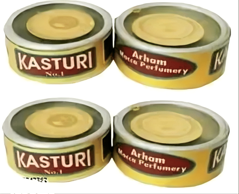     			Amidhara Kasturi Non- Alcoholic 50ml Attar ( Pack of 4 )
