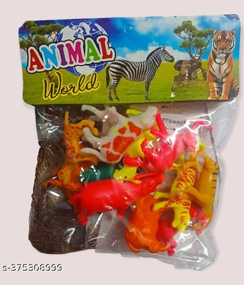KiddyBuddy Full Action Realistic Jungle Wild Safari Animal FIgure
