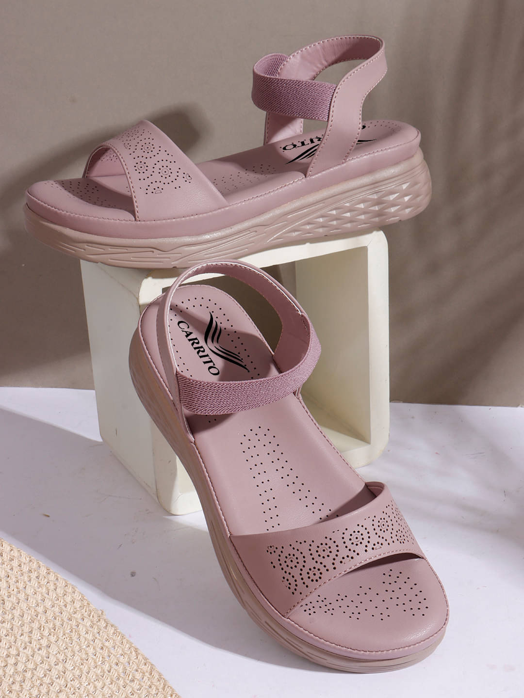 Carrito Purple Women's Sandal Heels     			Carrito Purple Women's Sandal Heels