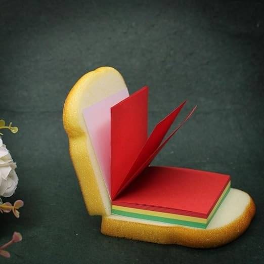     			Eclet 1pc Sandwich Shape Notebook Diaries Writing Memo Pads Pocket Size Diary For Kids, Adults, 100 Blank Multicolor Papers Sandwich Shape Notebook Diaries Writing Memo Pads Pocket Size Diary For Kids Mini Diary unruled