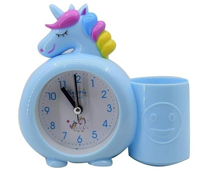     			Eclet Analog Plastic Table Clock - Pack of 1