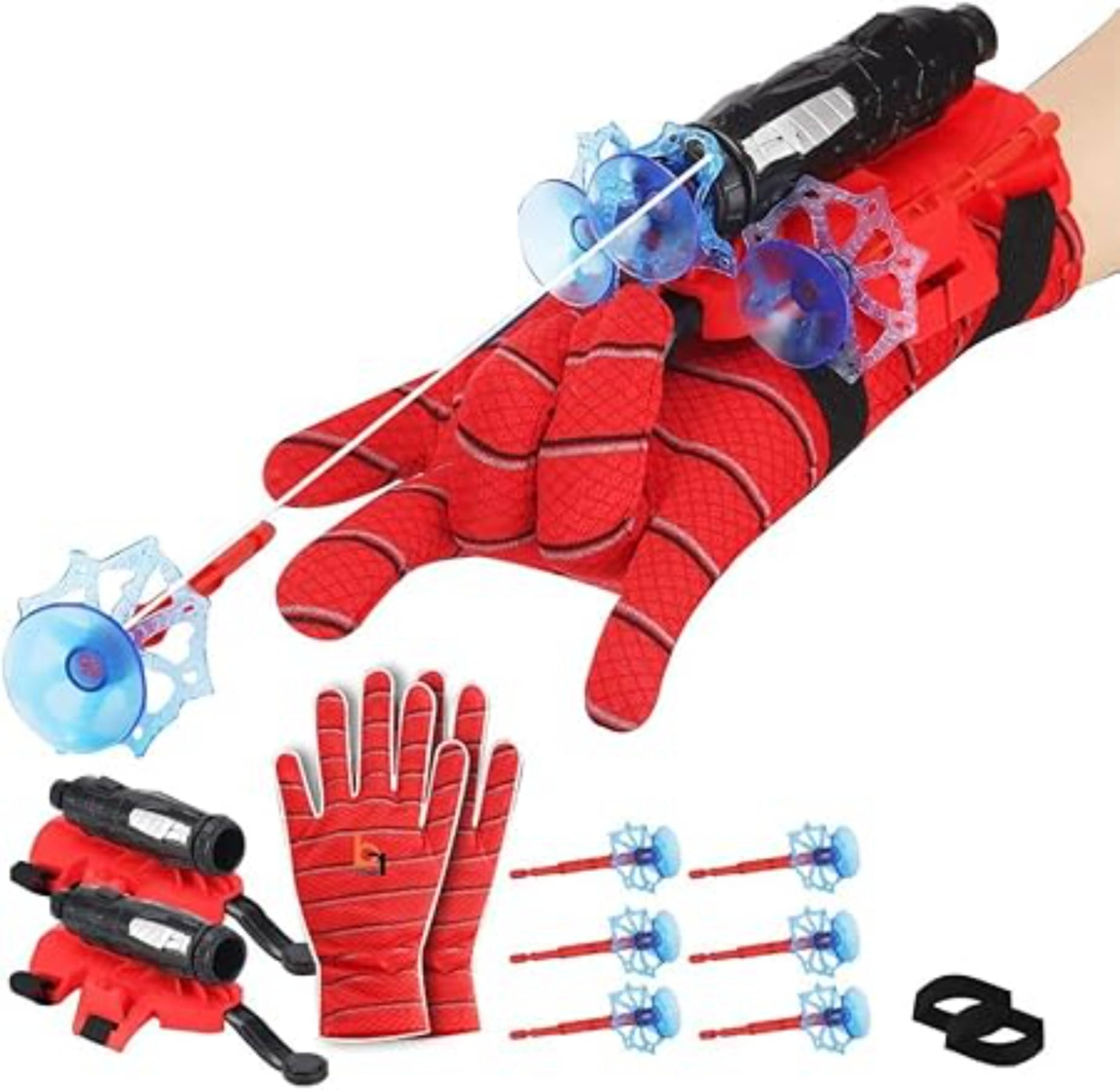 Esnapy Spider Web Shooter for Kids 3+ Years, Spider Launcher Wrist Toys, Plastic WebShooter Spider Gloves Launcher for Kids Boys 5 Esnapy Spider Web Shooter for Kids 3+ Years, Spider Launcher Wrist Toys, Plastic WebShooter Spider Gloves Launcher for Kids Boys 5