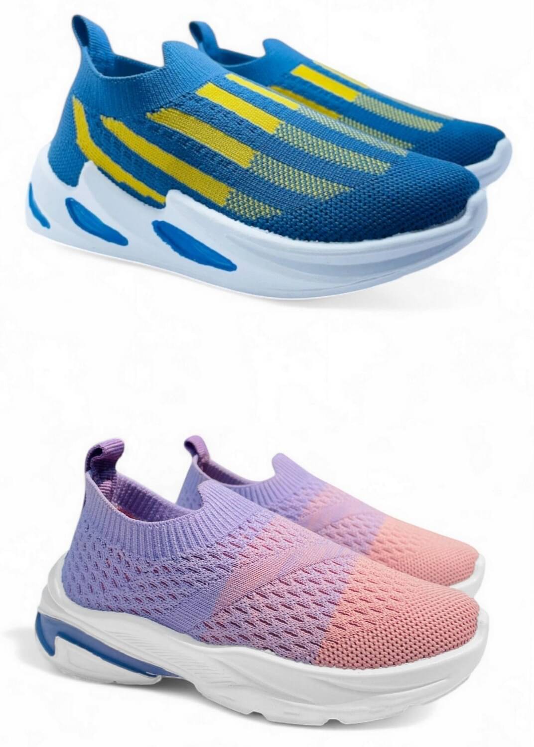     			Fabbmate - Blue Boy's Sneakers ( 2 Pairs )