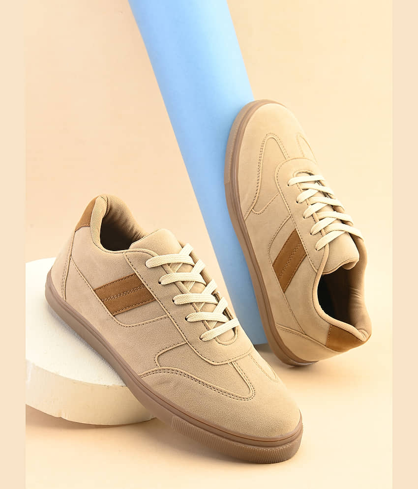 Fashion Victim Beige Men's Sneakers - Casual Shoes | Buy online on ZillyBuy