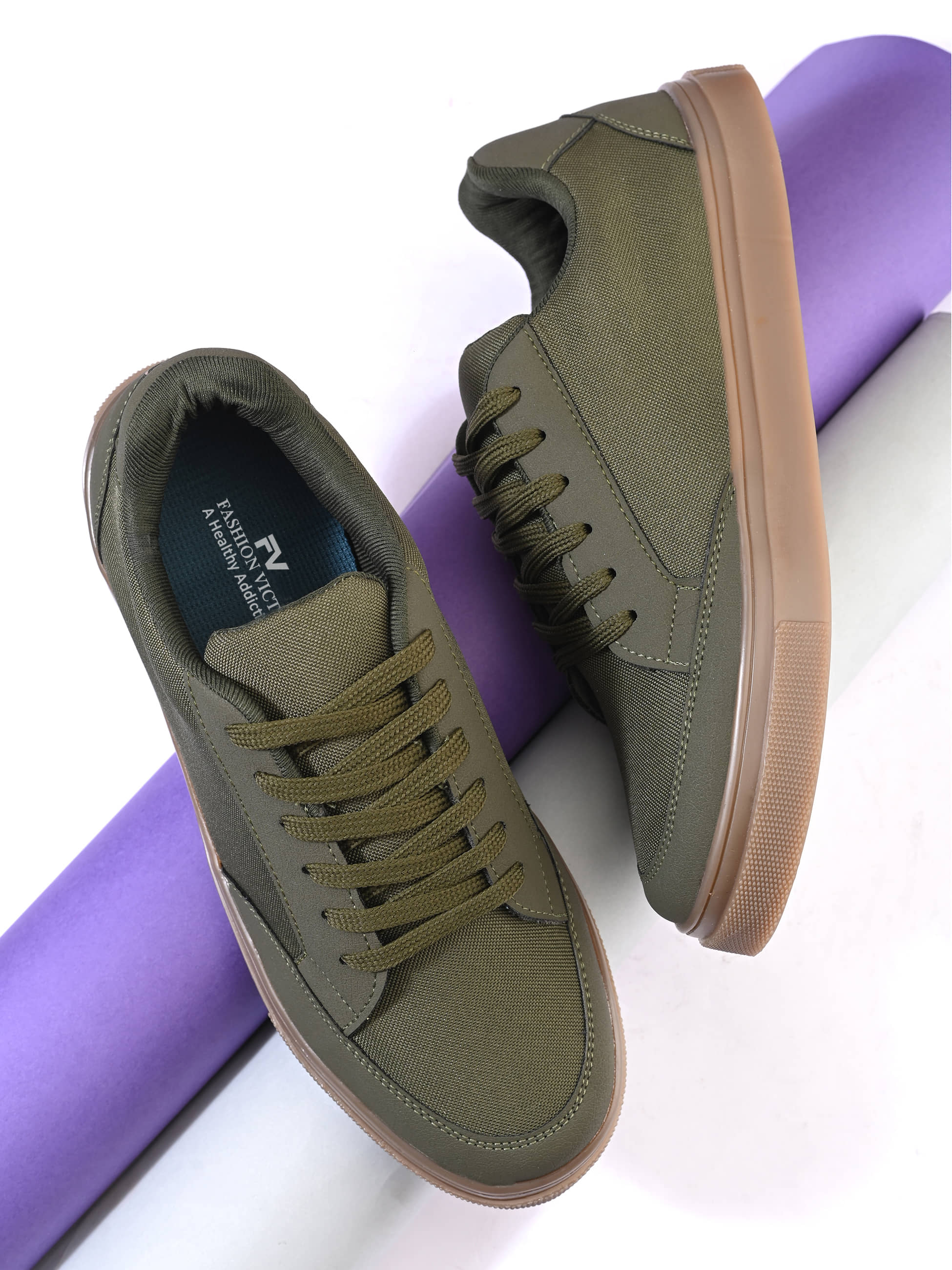 Fashion Victim Green Men's Sneakers - Casual Shoes | Buy online on ZillyBuy
