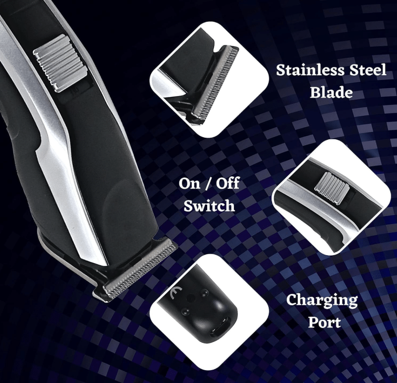     			Genric AT538 Black Cordless Beard Trimmer With 90 minutes Runtime