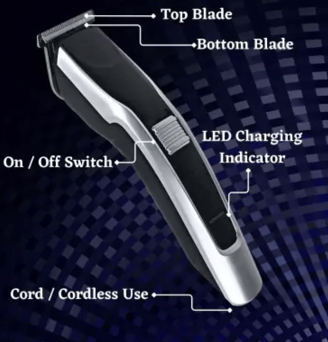     			Genric AT538 Black Cordless Beard Trimmer With 90 minutes Runtime