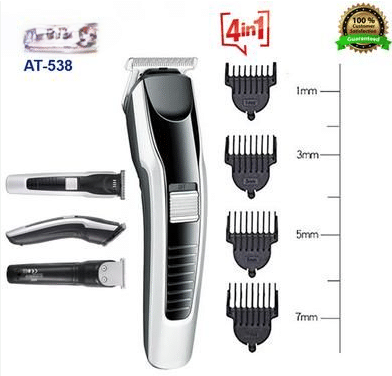     			Genric AT538 Black Cordless Beard Trimmer With 90 minutes Runtime