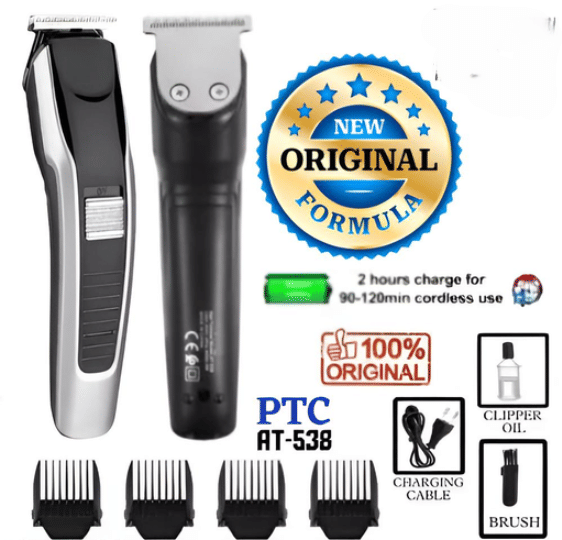     			Genric AT538 Black Cordless Beard Trimmer With 90 minutes Runtime