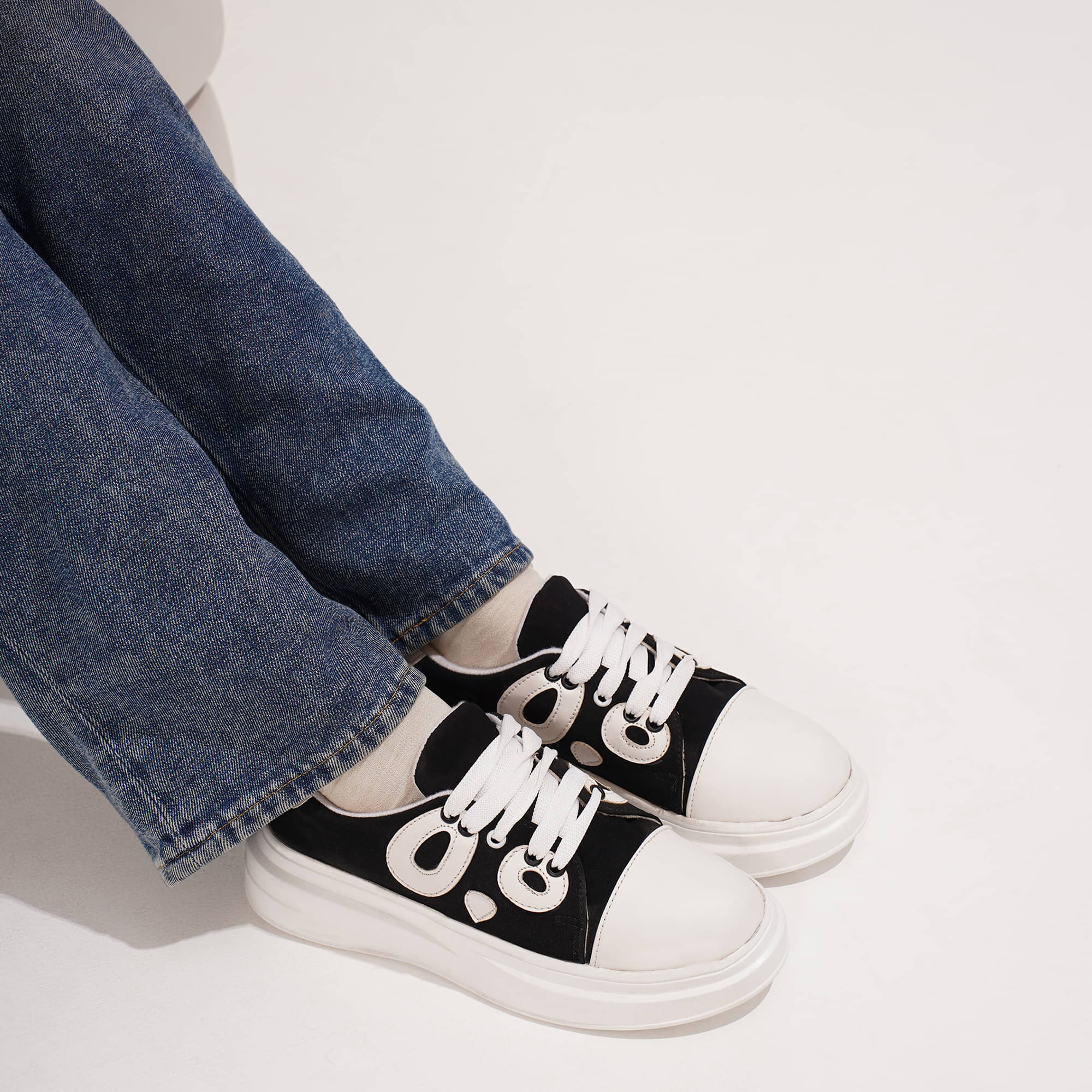     			JM Looks Black Women's Sneakers