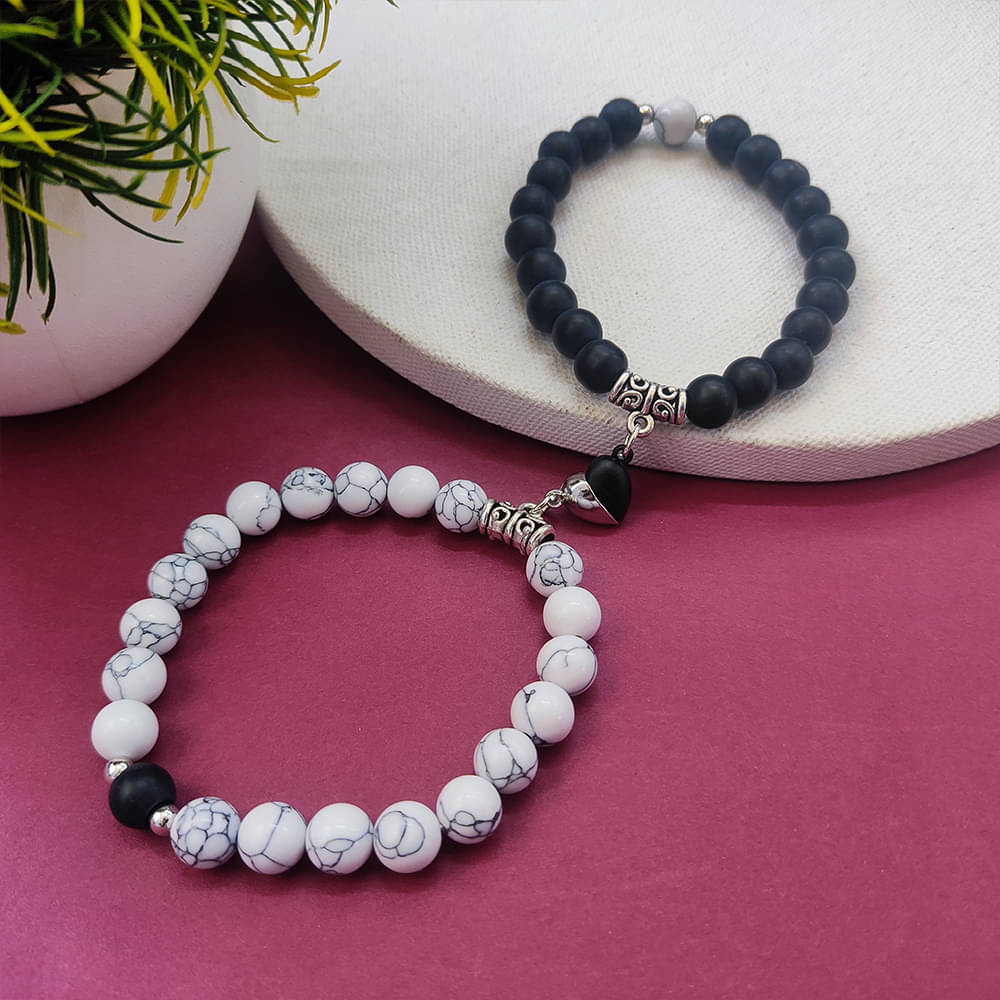 JewelMaze Black Bracelet ( Pack of 1 ) JewelMaze Black Bracelet ( Pack of 1 )
