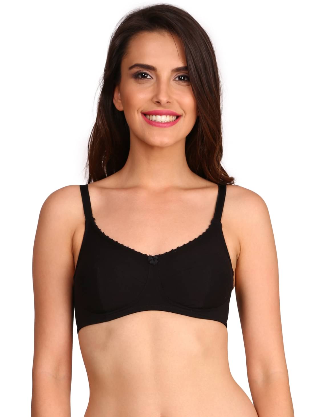 Jockey Pack of 1 Cotton Blend Non Padded T-Shirt Bra For Women ( Black ) Jockey Pack of 1 Cotton Blend Non Padded T-Shirt Bra For Women ( Black )