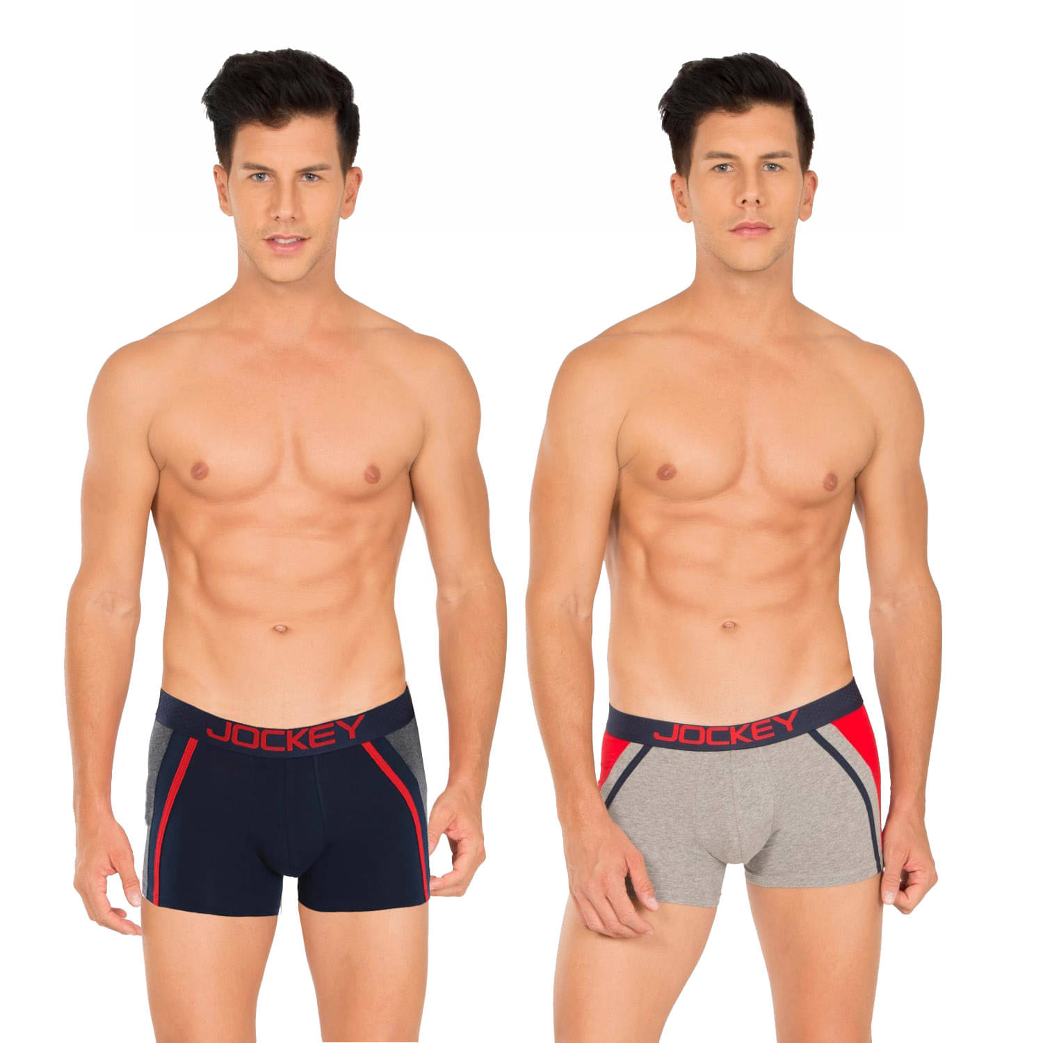     			Jockey Pack of 2 Cotton Trunks For Men's ( Multicolor )