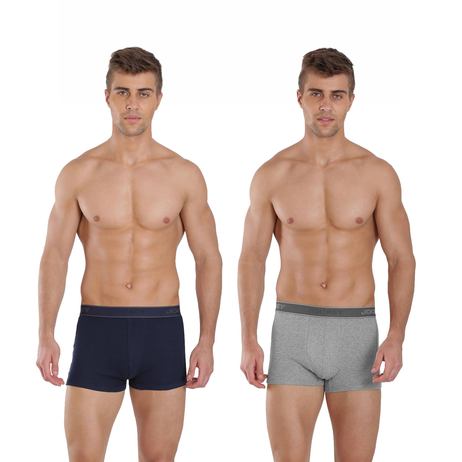 Jockey Pack of 2 Cotton Trunks For Men's ( Multicolor )     			Jockey Pack of 2 Cotton Trunks For Men's ( Multicolor )