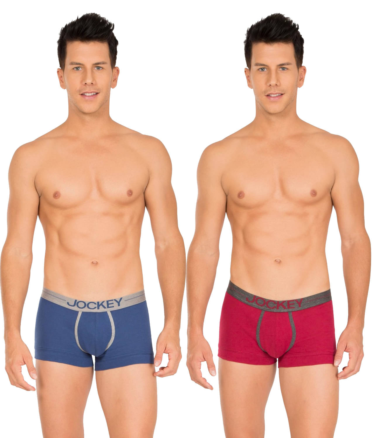     			Jockey Pack of 2 Cotton Trunks For Men's ( Multicolor )