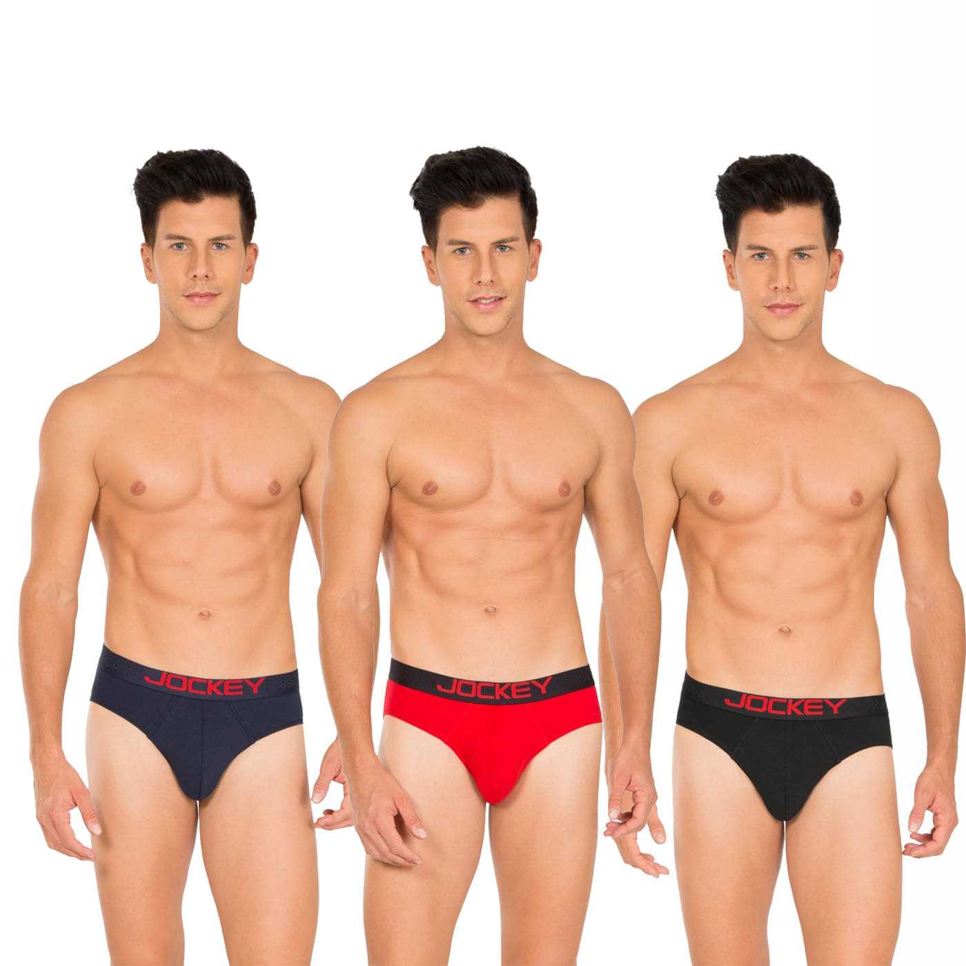     			Jockey Pack of 3 Cotton Briefs For Men's ( Multicolor )