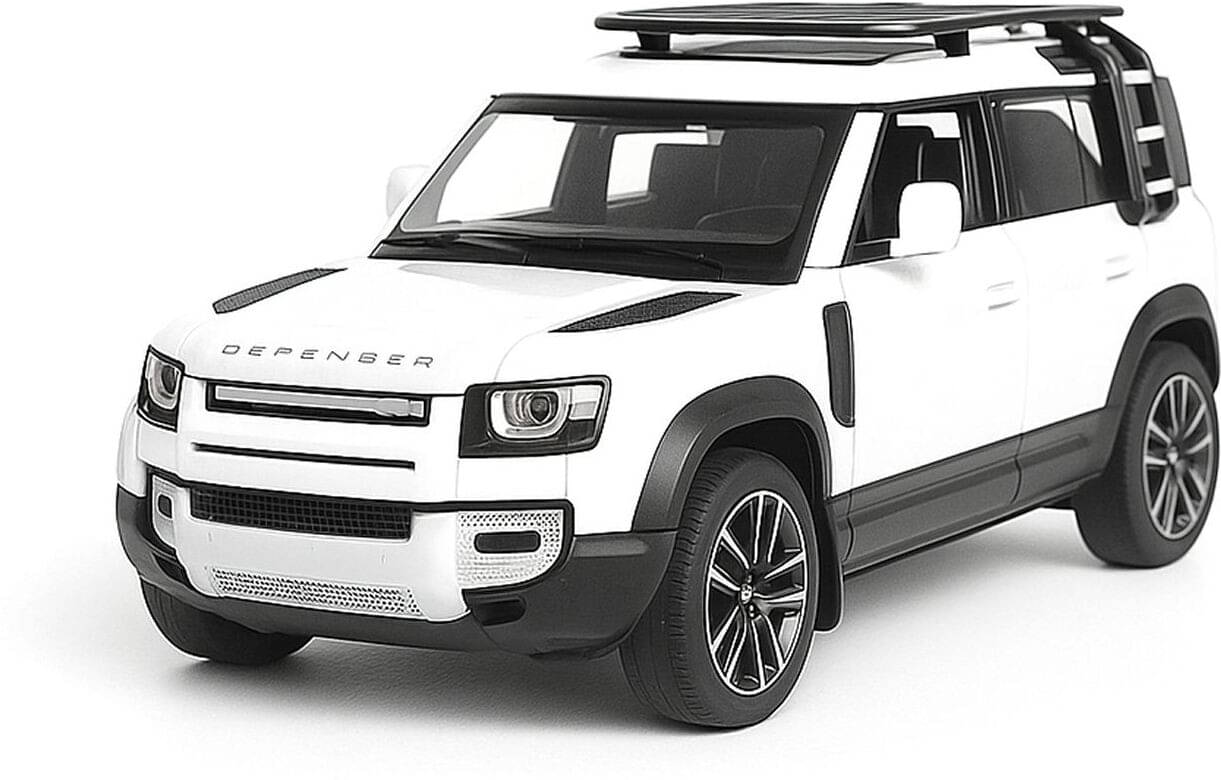     			Joy Junction 1:32 Range Rover Metal Pull Back Die-cast Car with Openable Doors & Light Music (White)